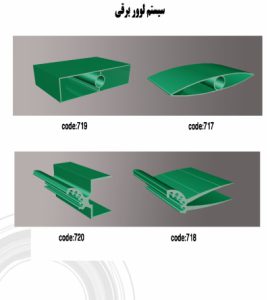 اجرای لوور آلومینیوم روبان نور