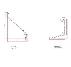 متریال لوور با پایه جهت اتاقک های بالای