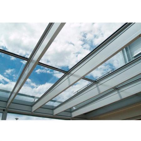 سقف متحرک شیشه‌ای مخصوص استخر