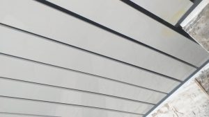 طراحی و اجرای لوور ثابت آلومینیومی مدرن