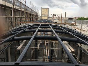 اسکای‌لایت آلومینیومی مدرن با عایق حرارتی