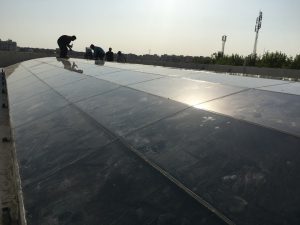 اسکای‌لایت آلومینیومی مدرن با عایق حرارتی